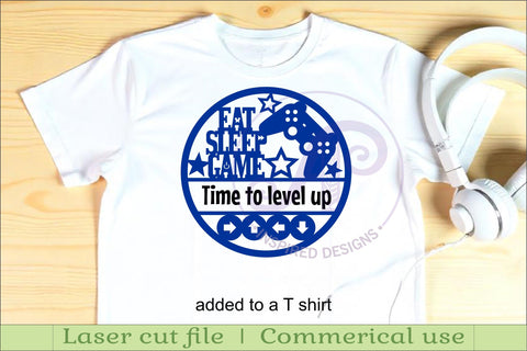 Gamer name sign svg laser cut template SVG APInspireddesigns 