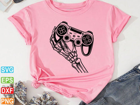 Gamer Skeleton Svg, Gaming Svg, Controller Svg SVG artprintfile 