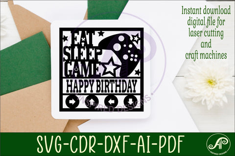 Gamer themed named wall sign or card topper svg x SVG APInspireddesigns 