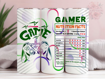 Gamer Tumbler sublimation designs download PNG, Game 20oz Tumbler Wrap PNG, Straight & Tapered Tumbler Wrap, Instant Digital Download Sublimation Li Zamperini 
