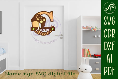 Gamer X Capital Monogram Letter C SVG SVG APInspireddesigns 