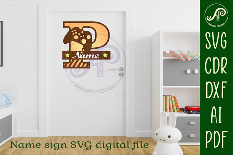 Gamer X Capital Monogram Letter P SVG SVG APInspireddesigns 