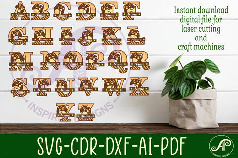 Gamer X monogram letter bundle Name signs SVG SVG APInspireddesigns 