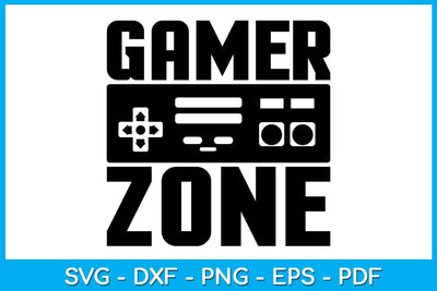 Gamer Zone Game Gaming SVG PNG PDF Cut File SVG Creativedesigntee 