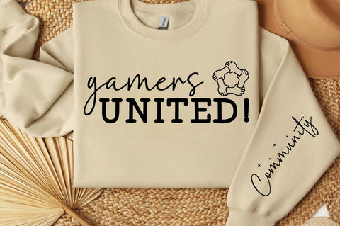 Gamers United! Sleeve SVG Design SVG Designangry 