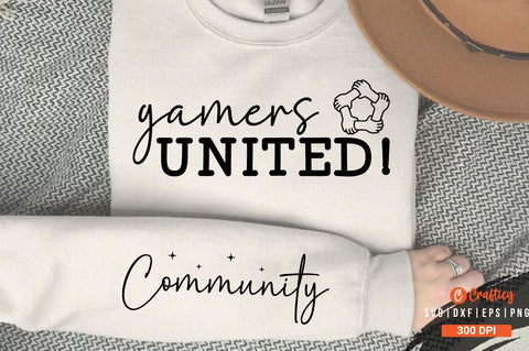 Gamers United! Sleeve SVG Design SVG Designangry 
