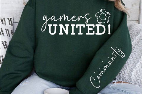 Gamers United! Sleeve SVG Design SVG Designangry 