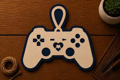 Gaming Controller Ornament Laser Cut SVG File SVG Regulrcrative 
