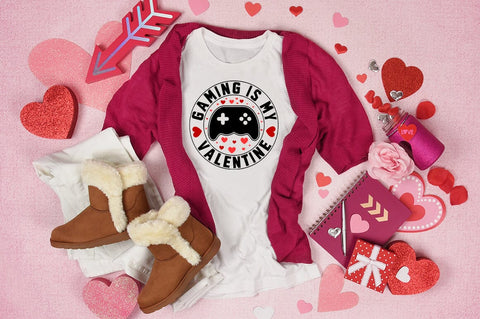 Gaming Is My Valentine SVG Design SVG Designangry 