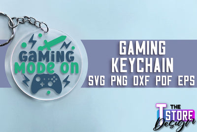 Gaming Keychain SVG Design | Gamer Quotes SVG | Funny Sayings SVG SVG The T Store Design 