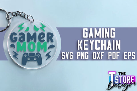 Gaming Keychain SVG Design | Gamer Quotes SVG | Funny Sayings SVG SVG The T Store Design 