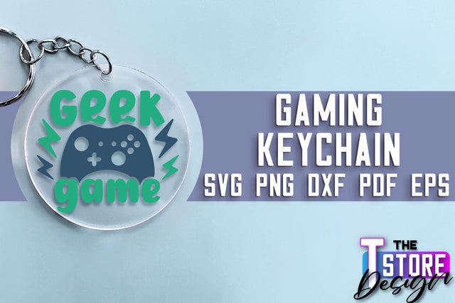 Gaming Keychain SVG Design | Gamer Quotes SVG | Funny Sayings SVG SVG The T Store Design 