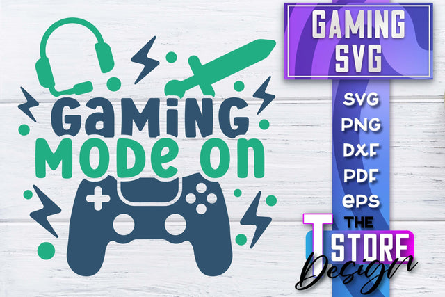 Gaming SVG Design | Gamer Quotes SVG | Funny Sayings SVG SVG The T Store Design 