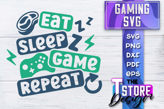 Gaming SVG Design | Gamer Quotes SVG | Funny Sayings SVG SVG The T Store Design 