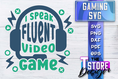 Gaming SVG Design | Gamer Quotes SVG | Funny Sayings SVG SVG The T Store Design 