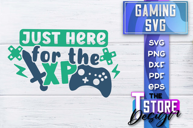 Gaming SVG Design | Gamer Quotes SVG | Funny Sayings SVG SVG The T Store Design 