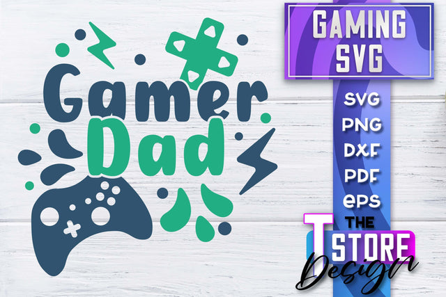 Gaming SVG Design | Gamer Quotes SVG | Funny Sayings SVG SVG The T Store Design 