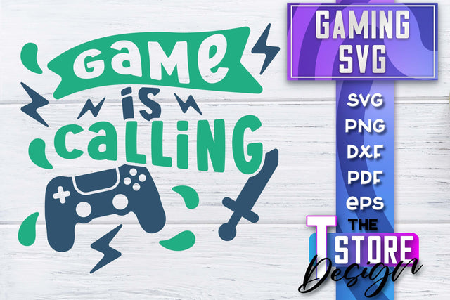 Gaming SVG Design | Gamer Quotes SVG | Funny Sayings SVG SVG The T Store Design 
