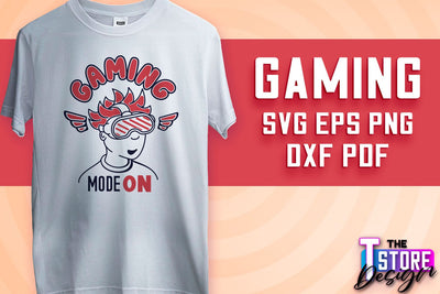 Gaming SVG Design | Gamer Quotes SVG | Funny Sayings SVG v.1 SVG The T Store Design 
