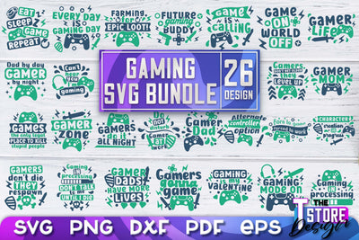 Gaming SVG Design | Gamer Quotes SVG | Funny Sayings SVG v.1 SVG The T Store Design 