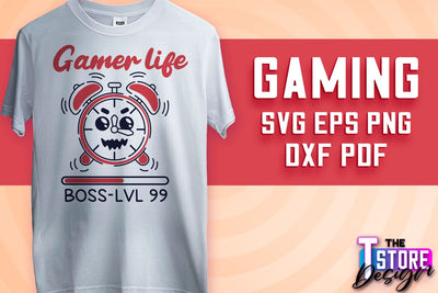 Gaming SVG Design | Gamer Quotes SVG | Funny Sayings SVG v.1 SVG The T Store Design 