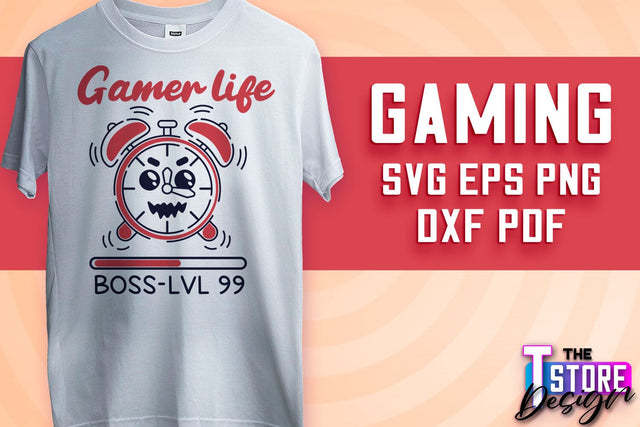 Gaming SVG Design | Gamer Quotes SVG | Funny Sayings SVG v.1 SVG The T Store Design 