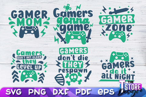 Gaming SVG Design | Gamer Quotes SVG | Funny Sayings SVG v.1 SVG The T Store Design 