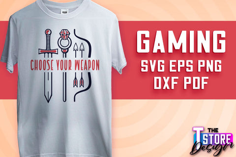 Gaming SVG Design | Gamer Quotes SVG | Funny Sayings SVG v.1 SVG The T Store Design 