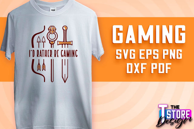 Gaming SVG Design | Gamer Quotes SVG | Funny Sayings SVG v.2 SVG The T Store Design 