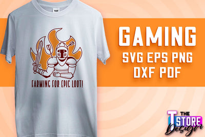 Gaming SVG Design | Gamer Quotes SVG | Funny Sayings SVG v.2 SVG The T Store Design 