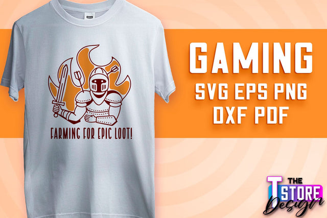 Gaming SVG Design | Gamer Quotes SVG | Funny Sayings SVG v.2 SVG The T Store Design 