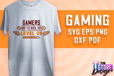 Gaming SVG Design | Gamer Quotes SVG | Funny Sayings SVG v.2 SVG The T Store Design 