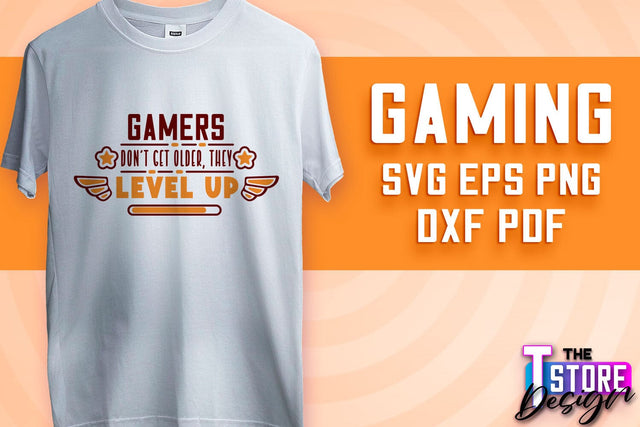 Gaming SVG Design | Gamer Quotes SVG | Funny Sayings SVG v.2 SVG The T Store Design 