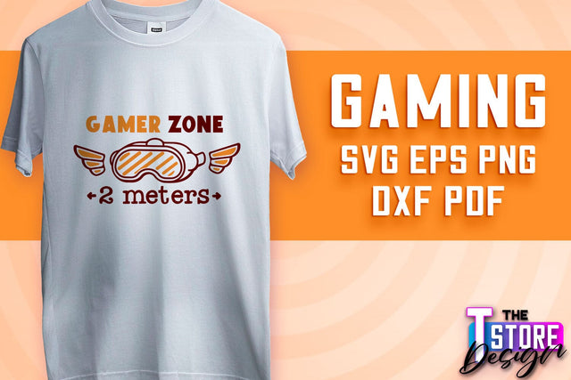Gaming SVG Design | Gamer Quotes SVG | Funny Sayings SVG v.2 SVG The T Store Design 