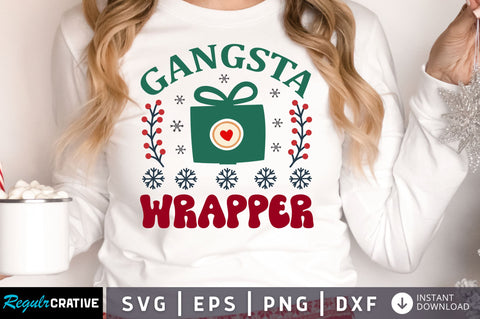 Gangsta wrapper SVG Design SVG Regulrcrative 