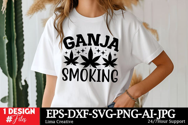 Ganja Smoking SVG Cut File SVG Insomnia Std 
