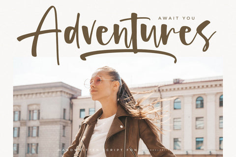 Gankchy - Handwritten Script Font Font Letterena Studios 