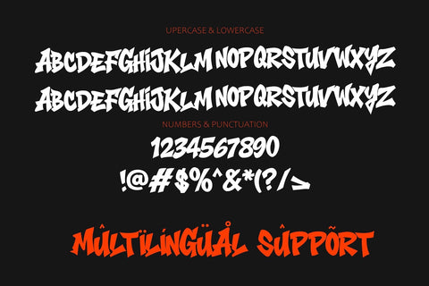 Ganker Storm - Simple Graffiti Font with Swash Font Mozzatype 