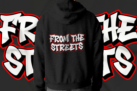 Ganker Storm - Simple Graffiti Font with Swash Font Mozzatype 