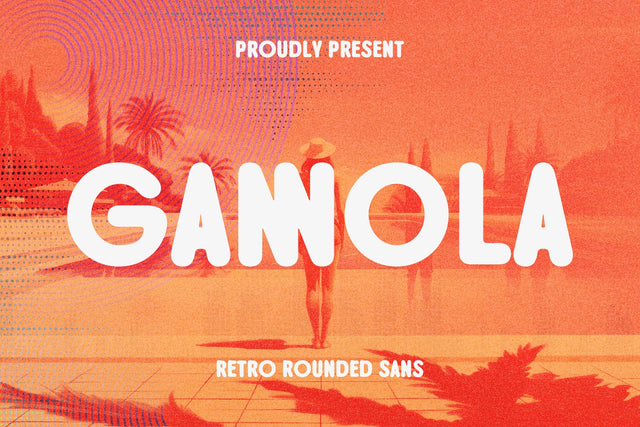 Gannola - Retro Rounded Sans Font studioalmeera 