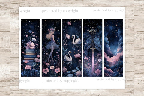 Garden Bookmark | Fantasy Printable Bundle SVG GlamArtZhanna 