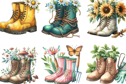Garden Boots Sublimation Clipart Sublimation SVGista 