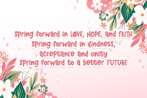 Garden Flower Font Font Dm Letter Studio 