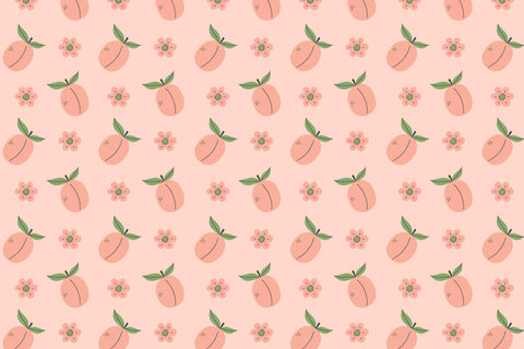 Garden Fruits Seamless Patterns & Digital Papers Digital Pattern Rin Green 