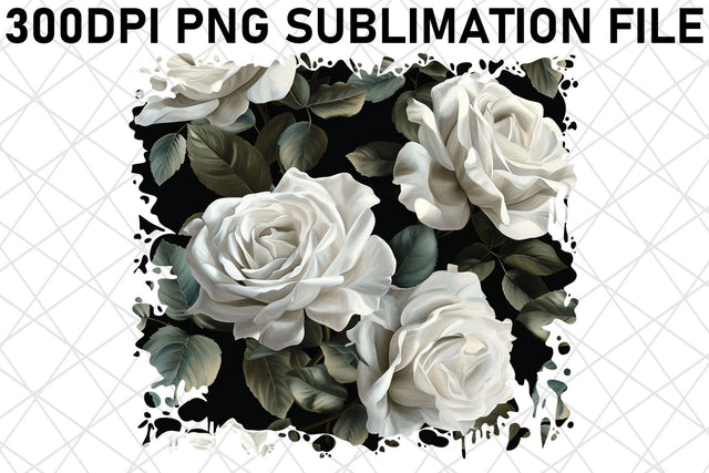 Garden Glory Sublimation Pattern PNG, Blooming Floral Design, Vibrant Petals, Springtime Joy Sublimation afrosvg 