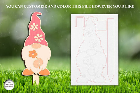Garden Gnomes Laser Cut Bundle SVG SvgOcean 