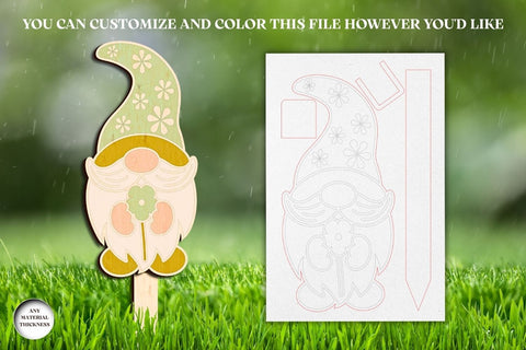 Garden Gnomes Laser Cut Bundle SVG SvgOcean 