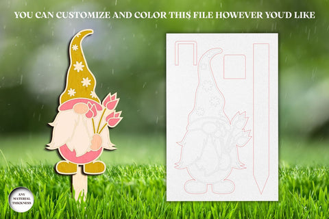 Garden Gnomes Laser Cut Bundle SVG SvgOcean 