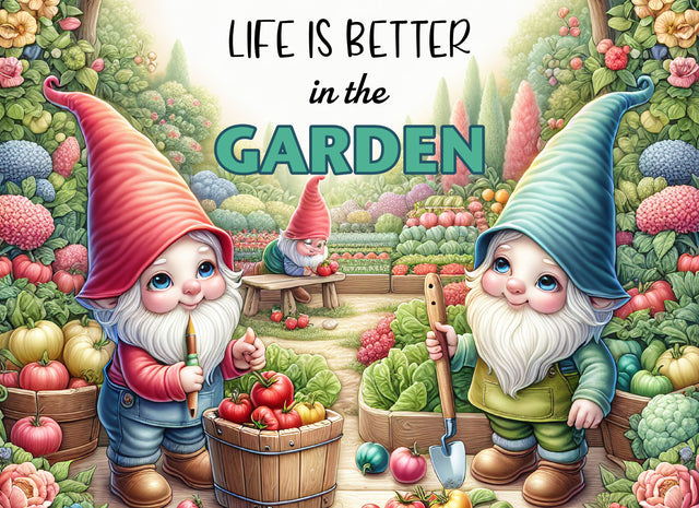 Garden Gnomes PNG. Cutting Board Sublimation PNG Sublimation Olga Terlyanskaya 