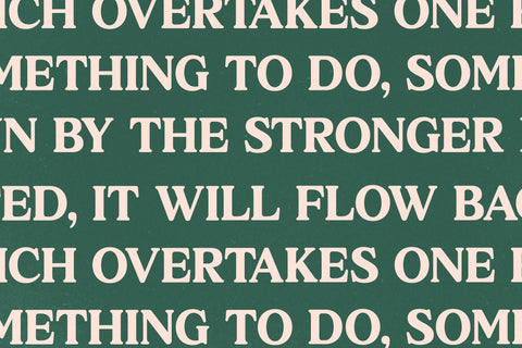 Garden Rostera - Modern Vintage Serif Font Letterena Studios 